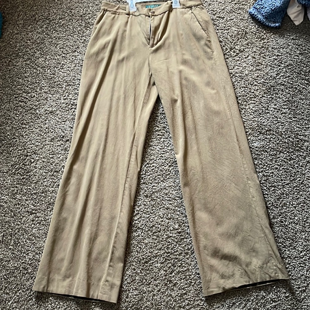 Ralph Lauren Flare Khaki Slacks